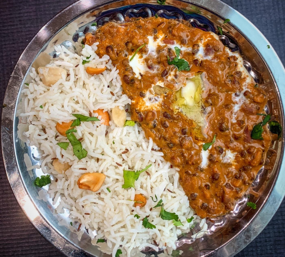 Dal Makhani + Jeera Rice | Fireside Indian Bar & Restaurant